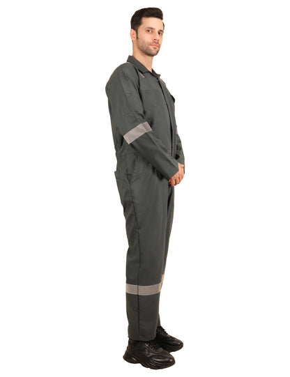 Poly-Cot Coverall - Olive
