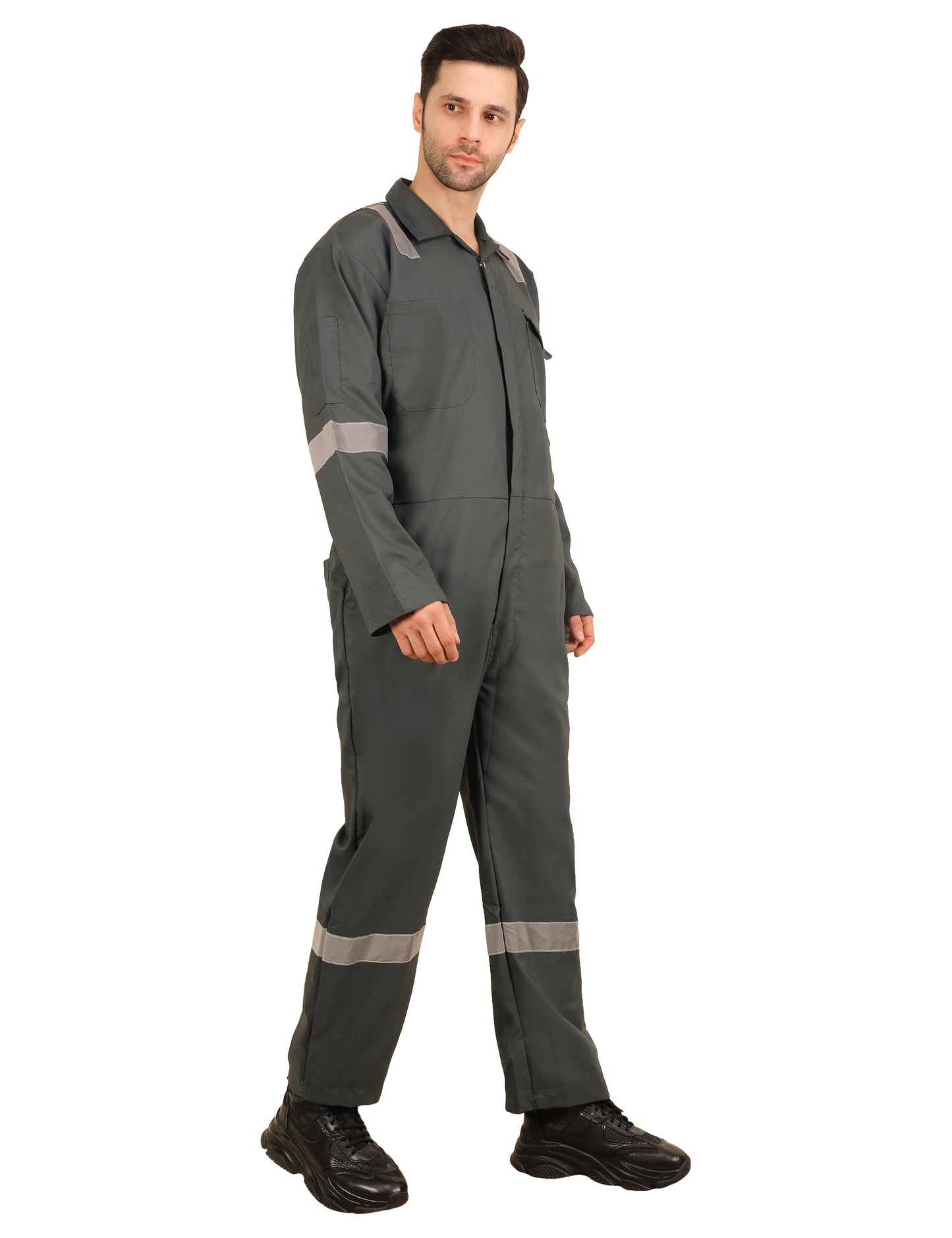 Poly-Cot Coverall - Olive