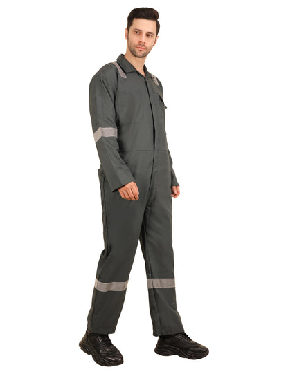 Poly-Cot Coverall - Olive