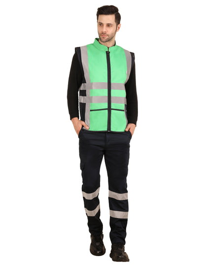 Vortex Vest - Green/Navy Blue
