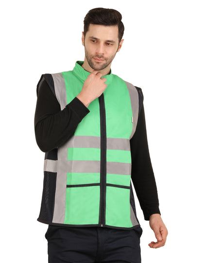Vortex Vest - Green/Navy Blue