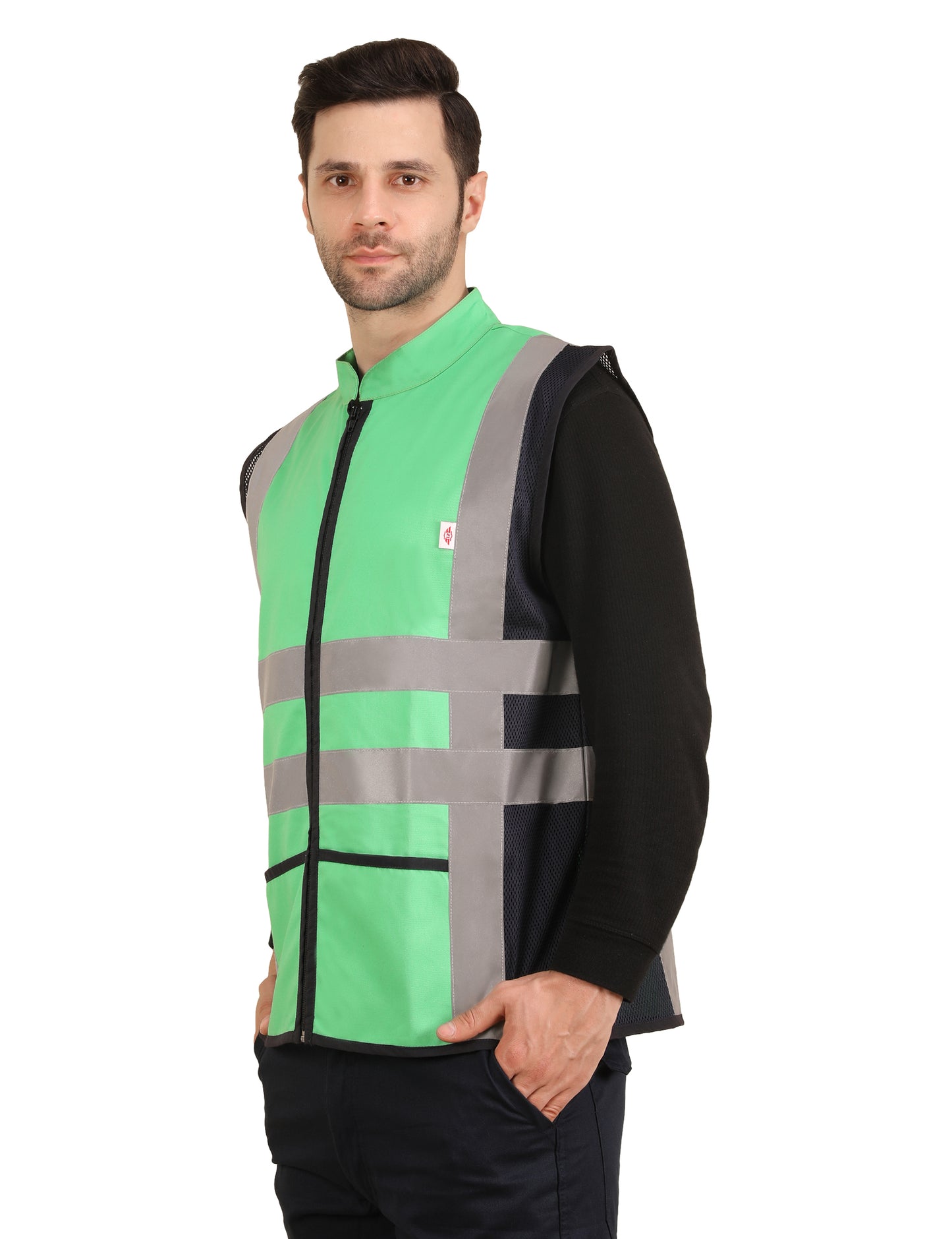 Vortex Vest - Green/Navy Blue