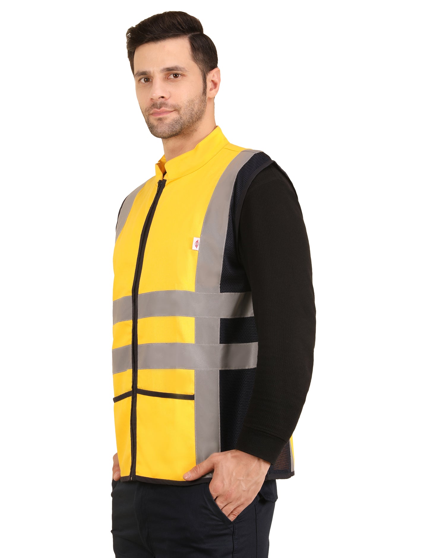 Vortex Vest - Yellow/Navy Blue