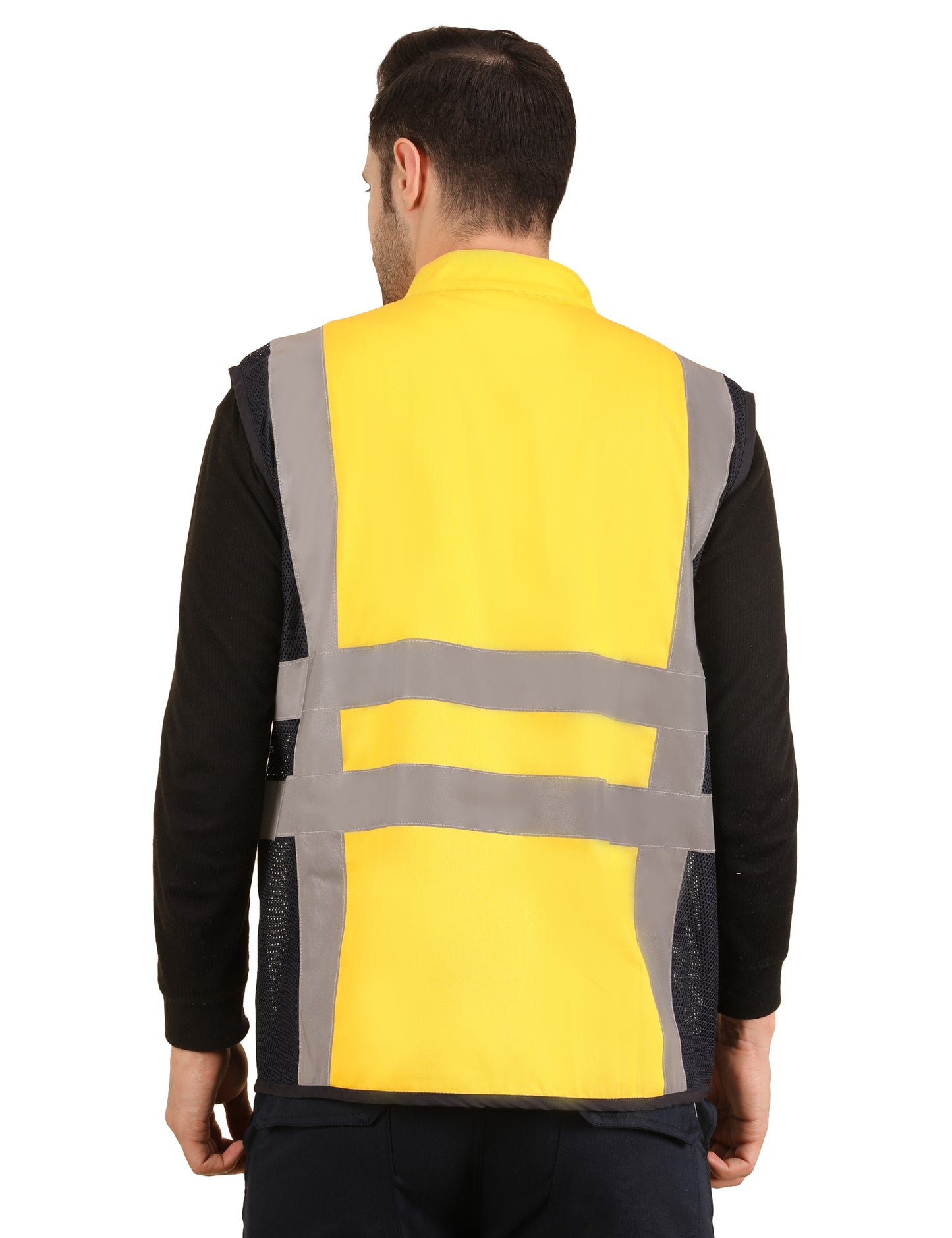 Vortex Vest - Yellow/Navy Blue