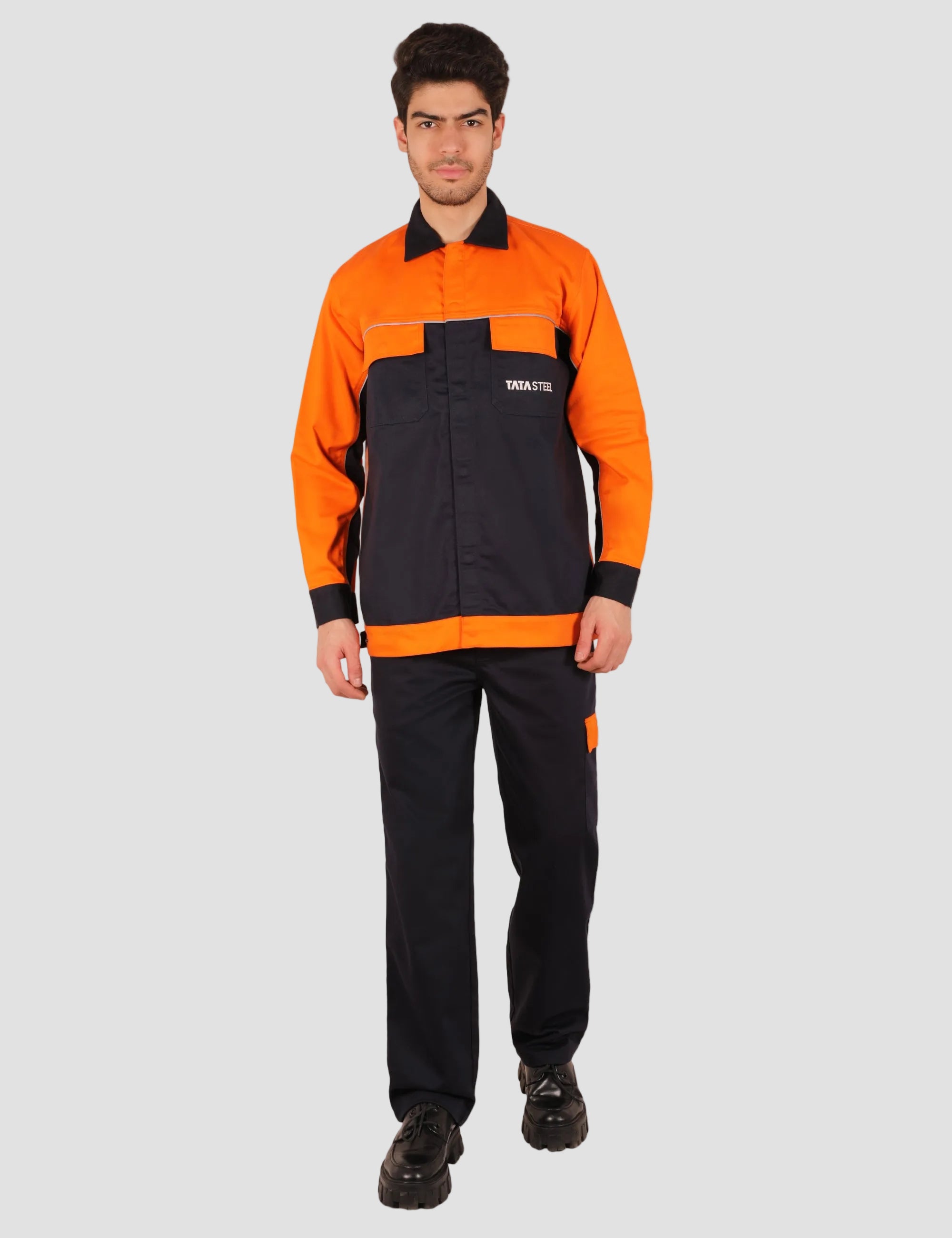 FR E3 Molten Metal Jacket - Orange/Navy