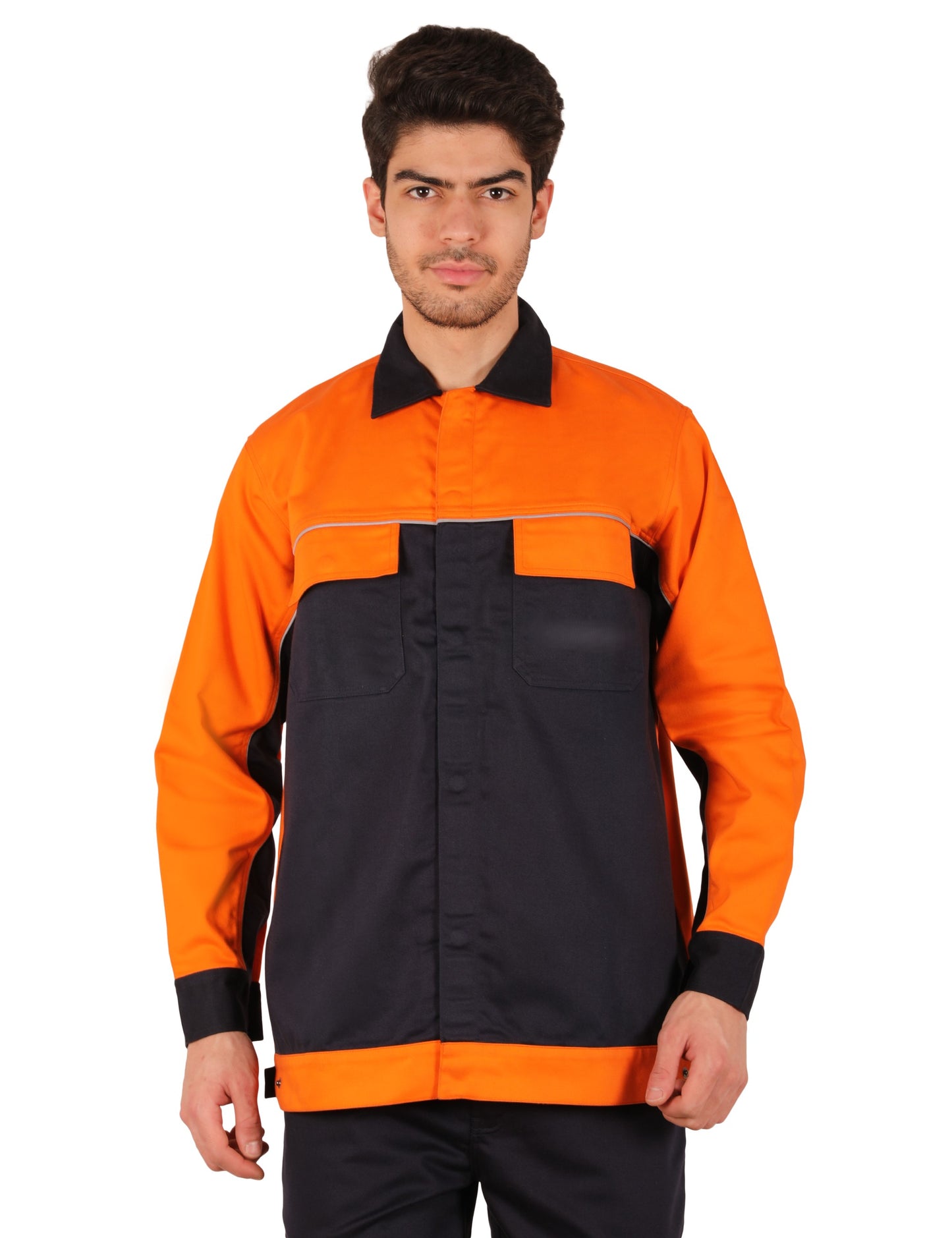 FR E3 Molten Metal Jacket - Orange/Navy