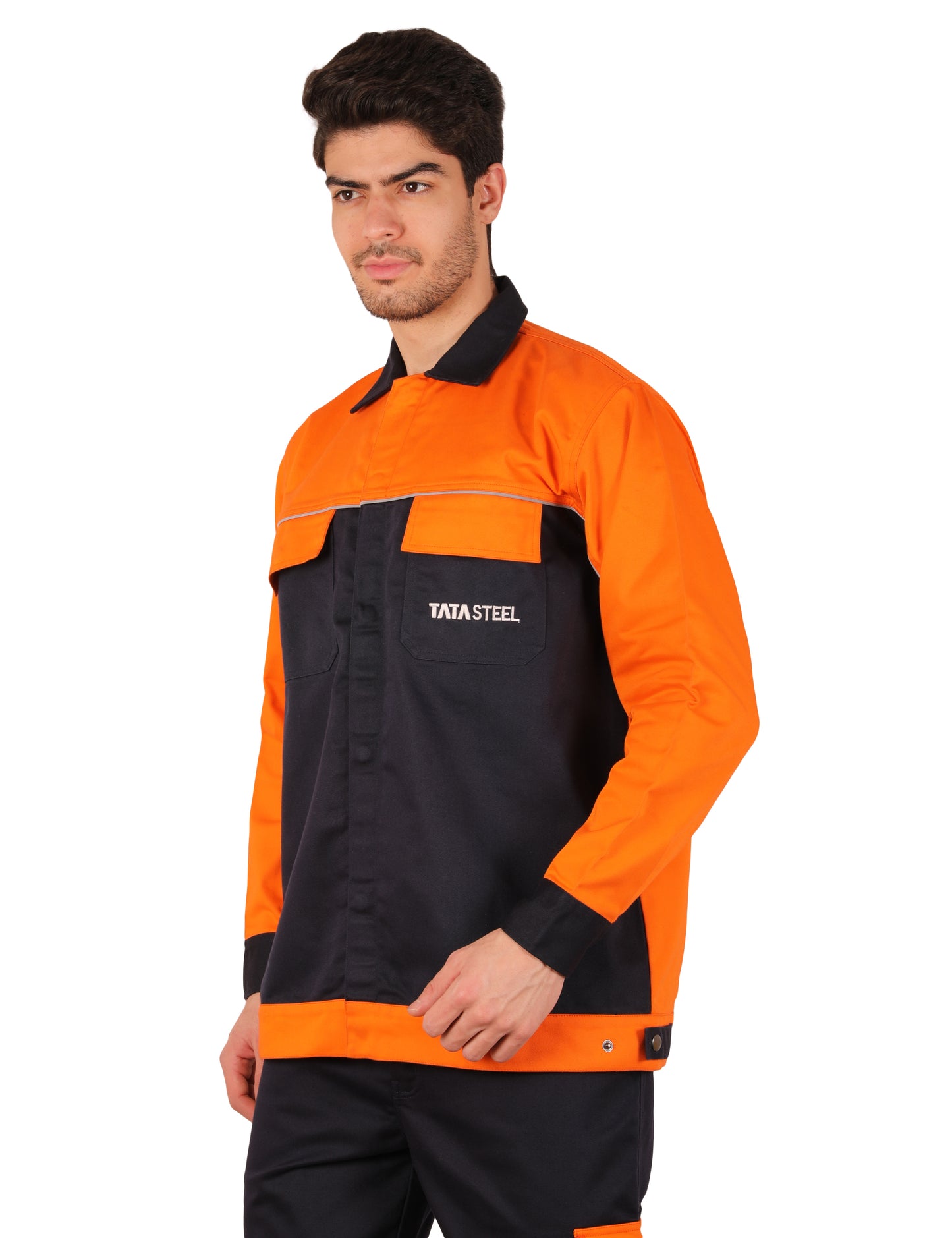 FR E3 Molten Metal Jacket - Orange/Navy
