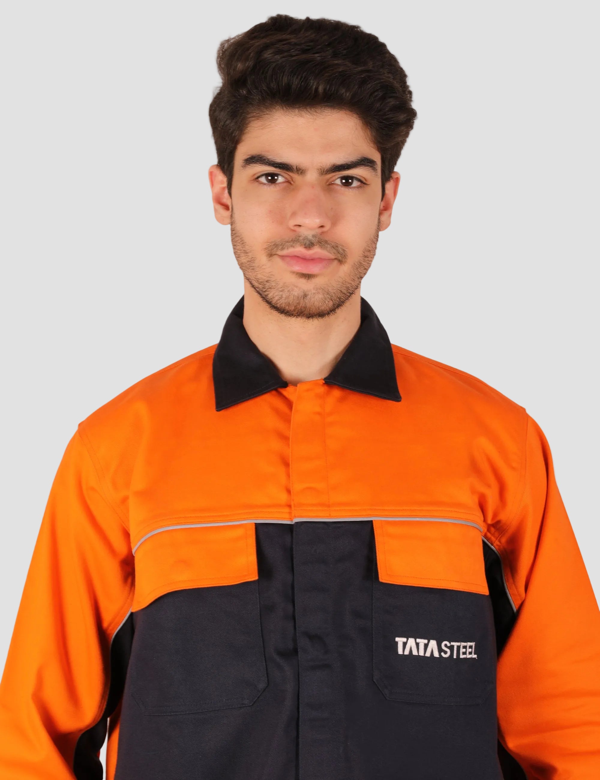 FR E3 Molten Metal Jacket - Orange/Navy