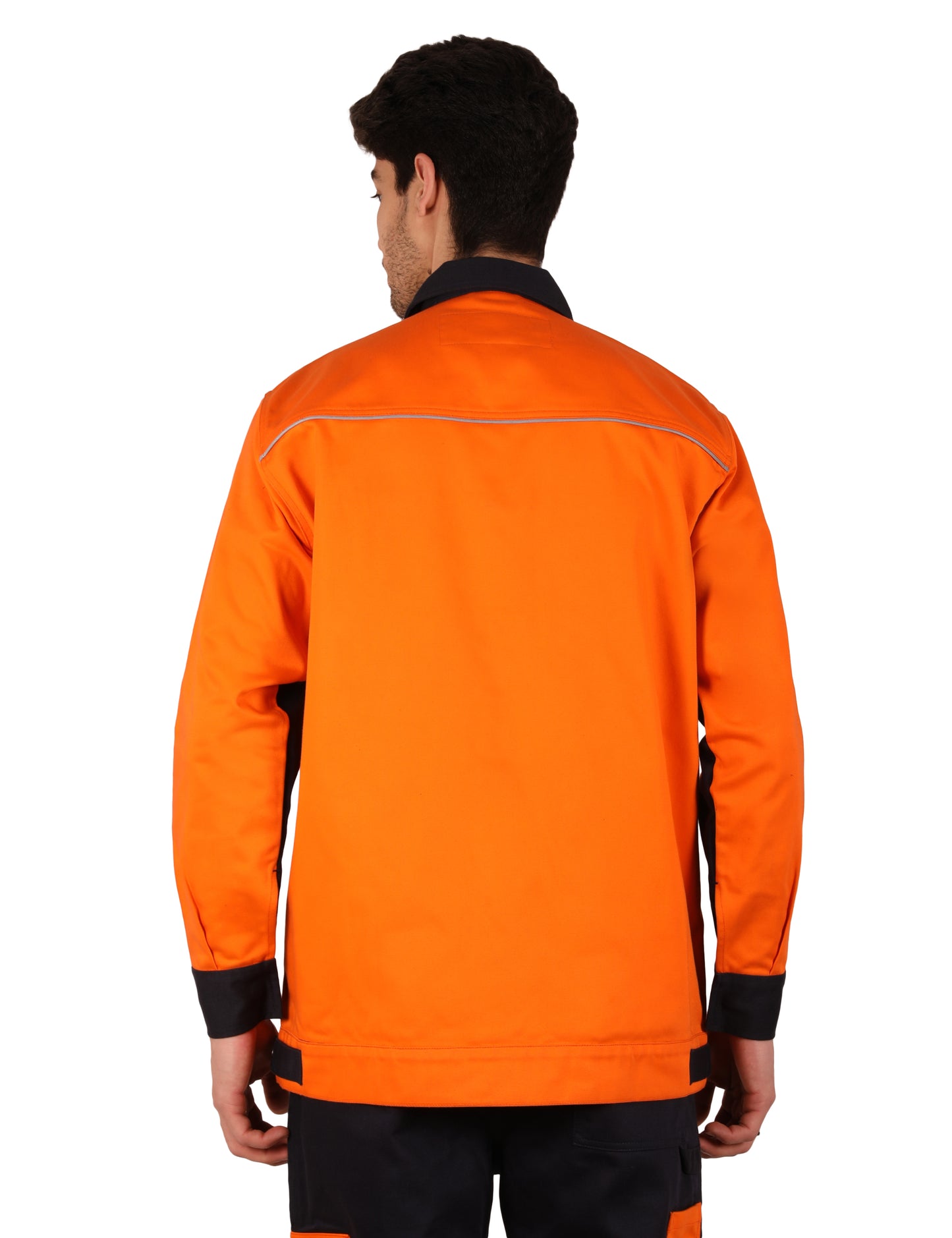 FR E3 Molten Metal Jacket - Orange/Navy