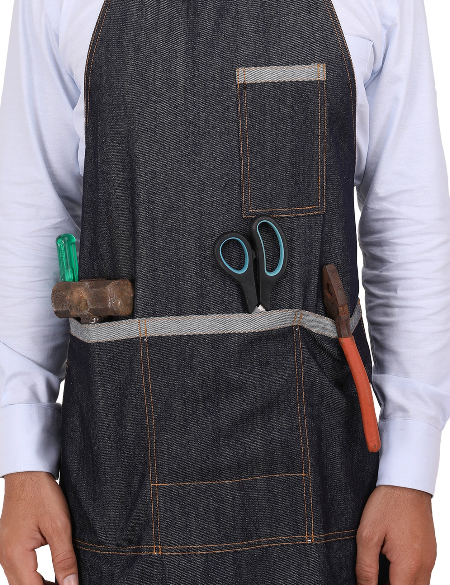 Denim Apron - Navy Blue