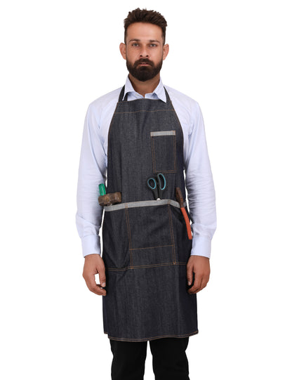 Denim Apron - Navy Blue