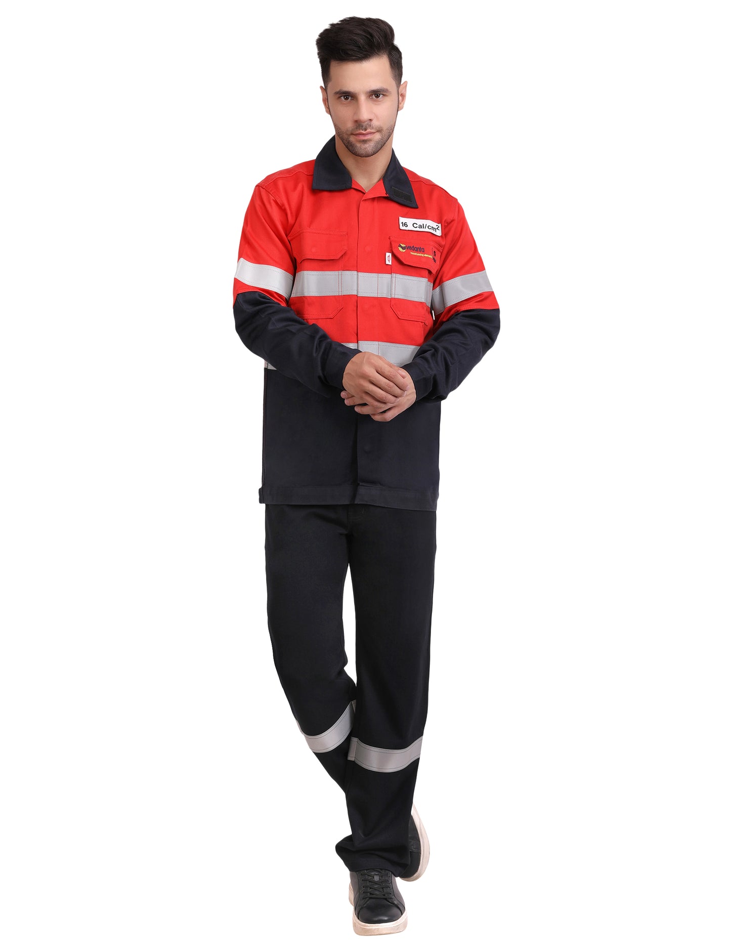 Molten Metal D3E3 Shirt - Red/Navy Blue