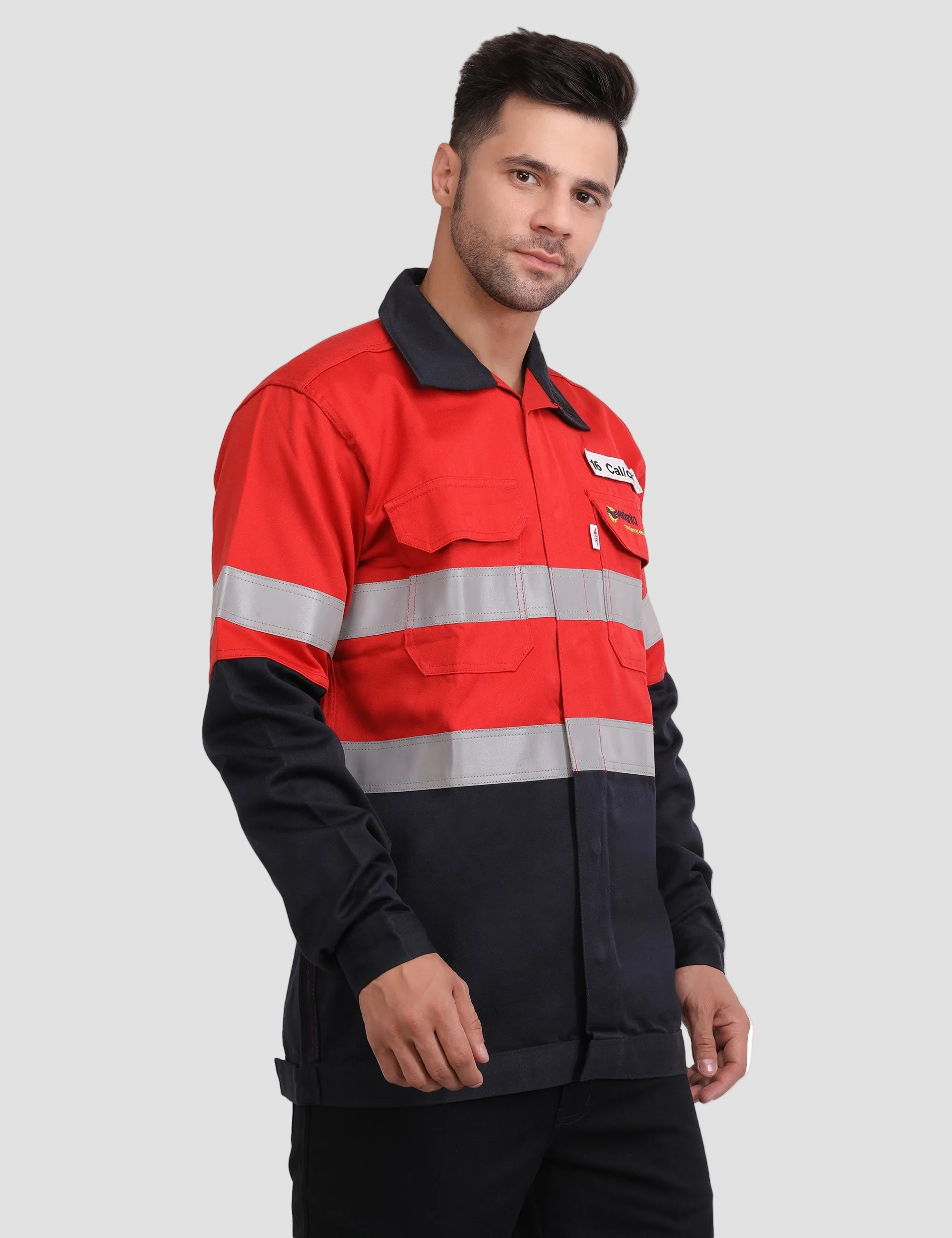 Molten Metal D3E3 Shirt - Red/Navy Blue