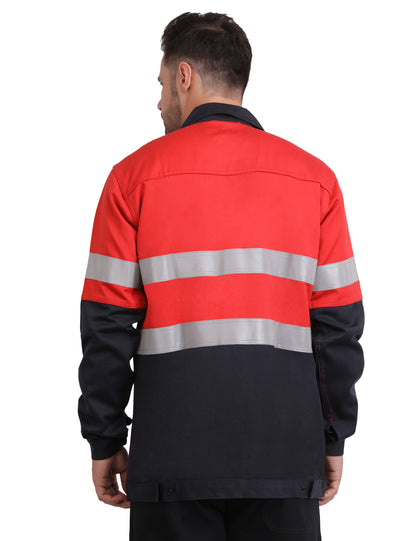 Molten Metal D3E3 Shirt - Red/Navy Blue