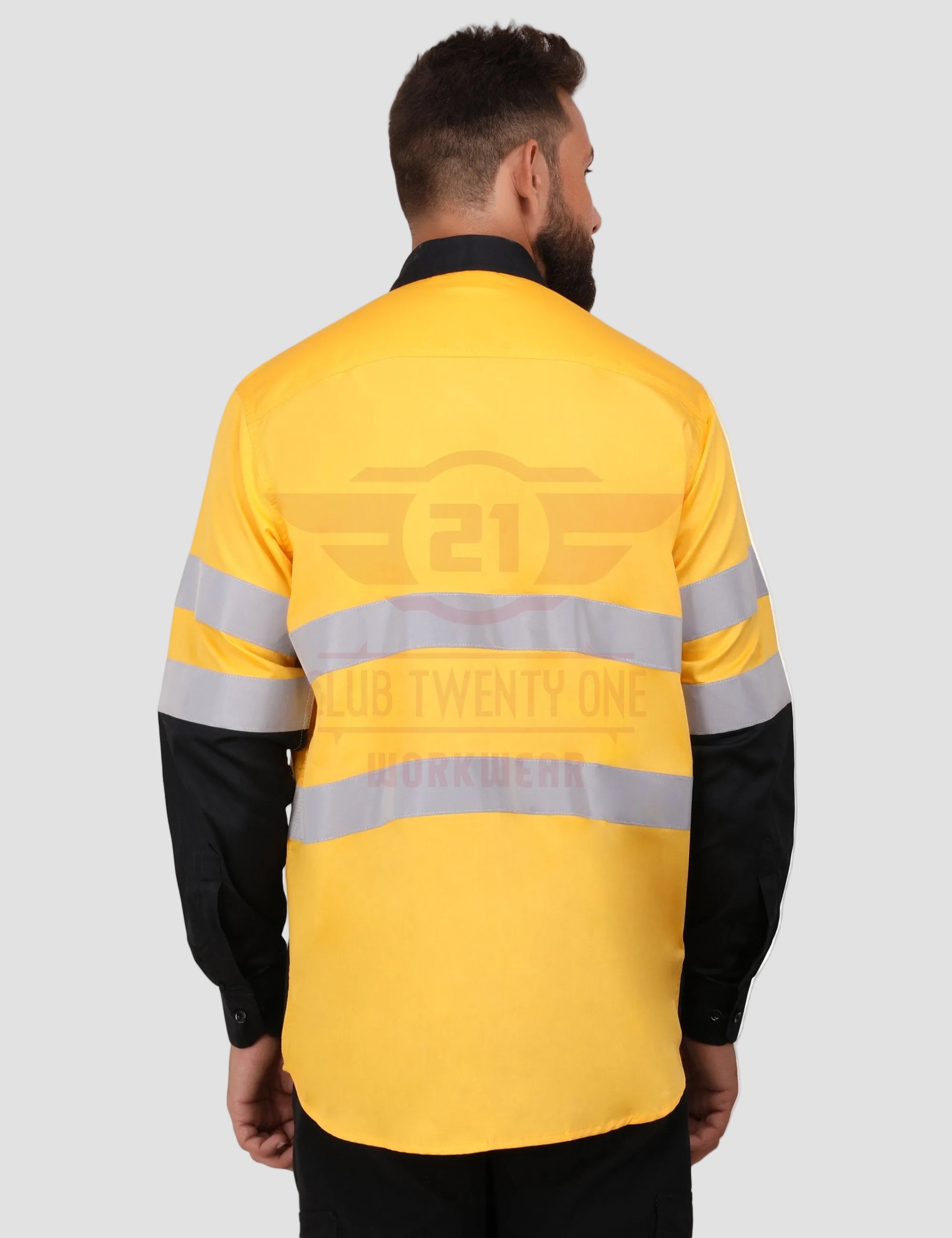 Rigmate Shirt - Yellow/Navy Blue
