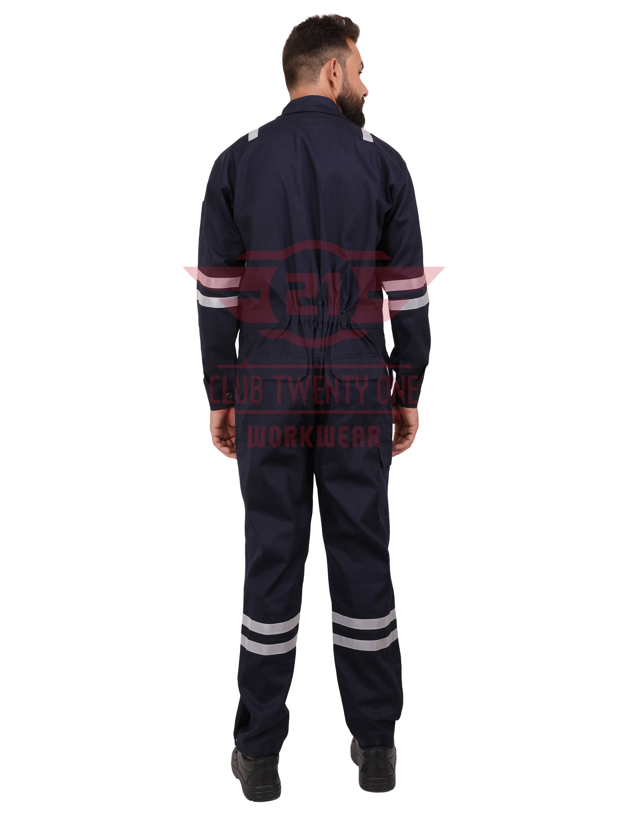 Port Flame Coverall - Navy Blue
