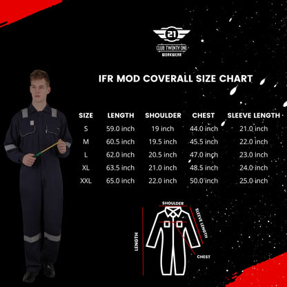 IFR Pro Mod Coverall - Navy Blue