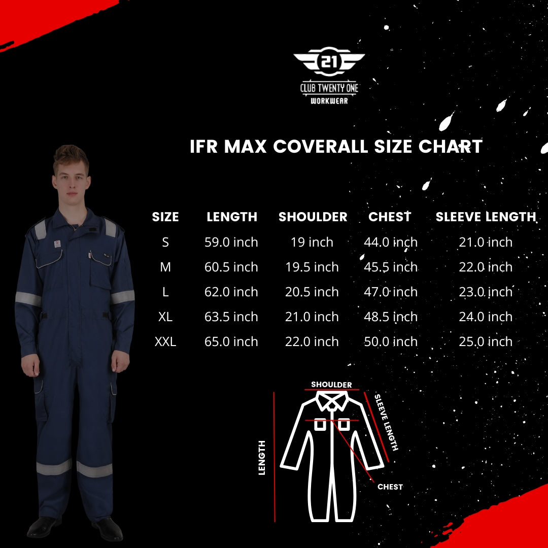 IFR Pro Max Coverall - Navy Blue