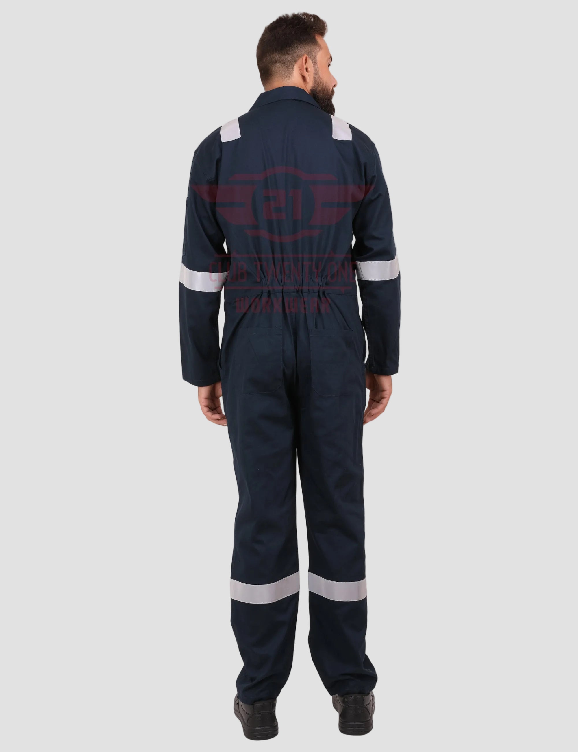 Dubai Coverall - Navy Blue