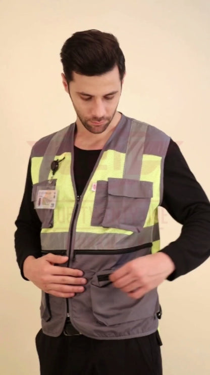 Safex Ultra Vest - Yellow/Grey