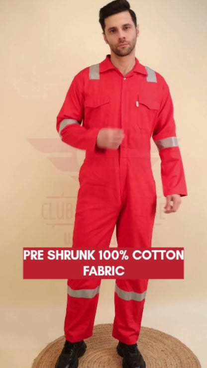 Dubai Coverall - Red