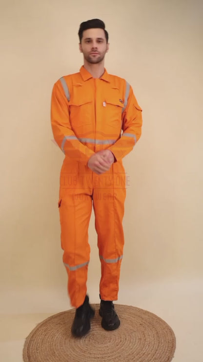 Port Flame Coverall - Orange