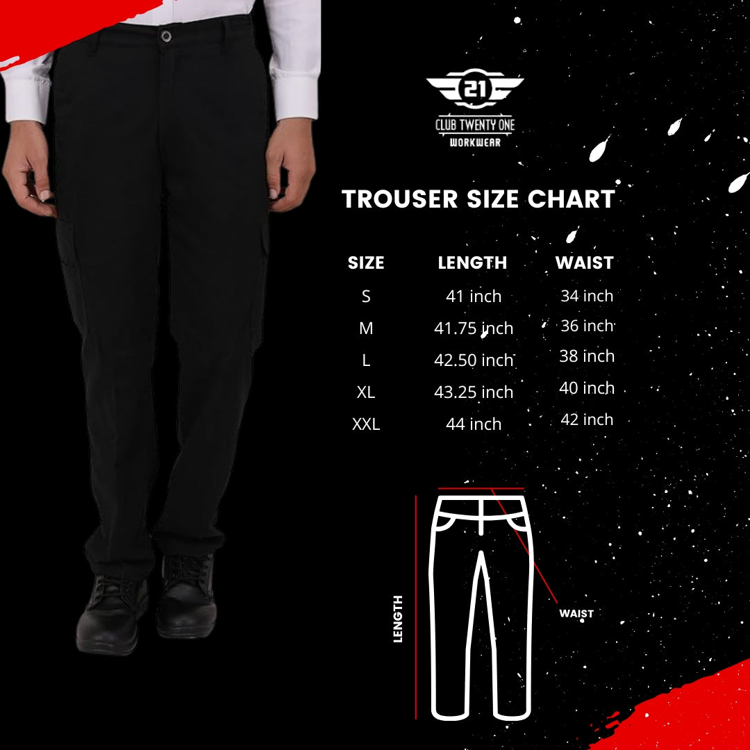 Multi Cargo Trouser - Black