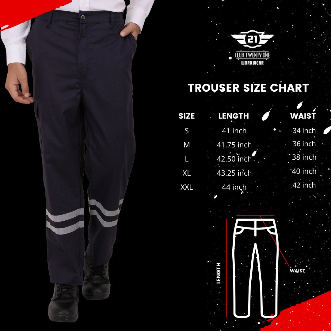 Port Flame Trouser - Navy Blue