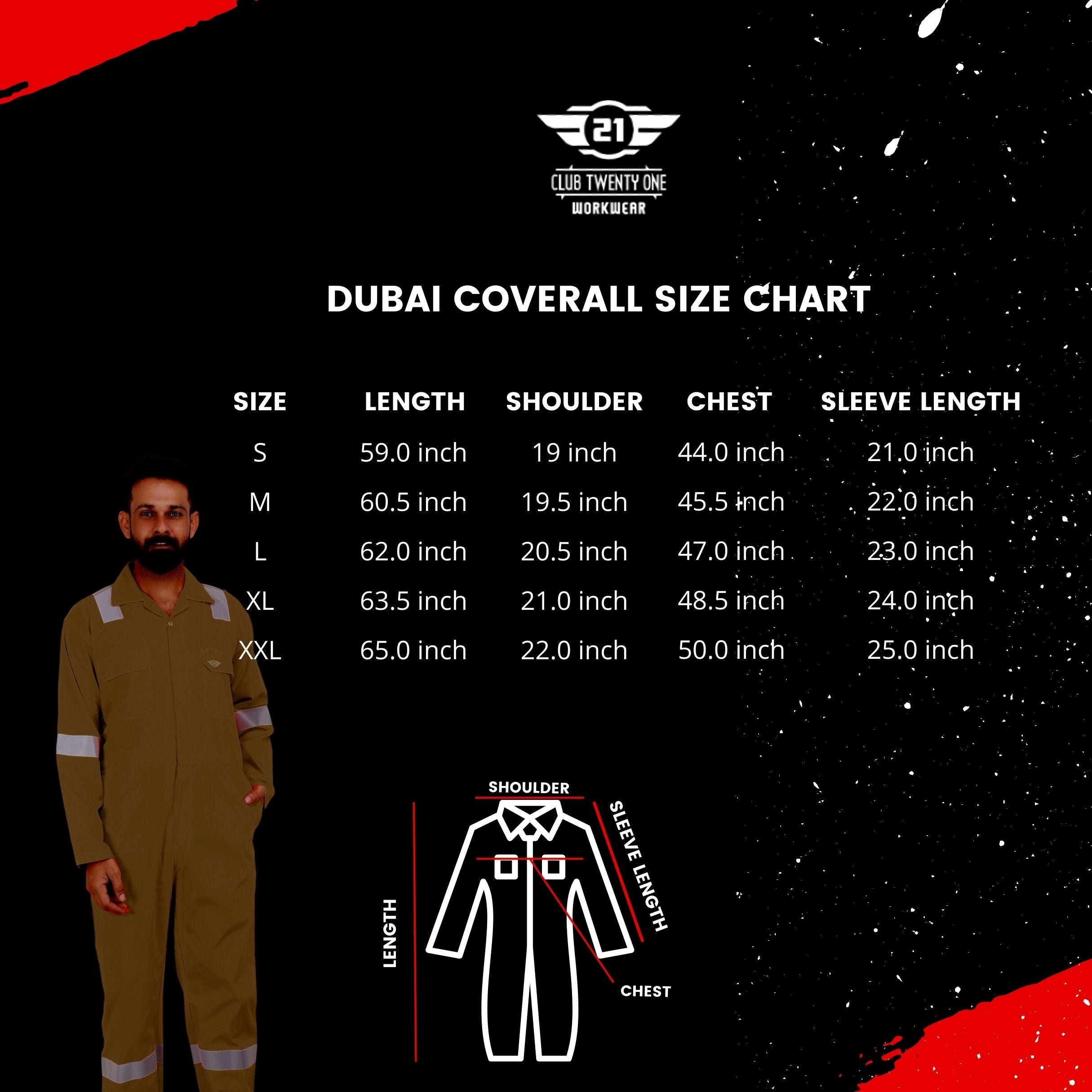 Dubai Coverall - Khaki