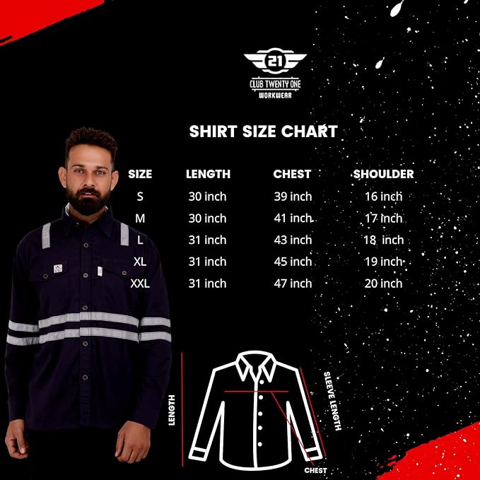 Port Flame Shirt - Navy Blue