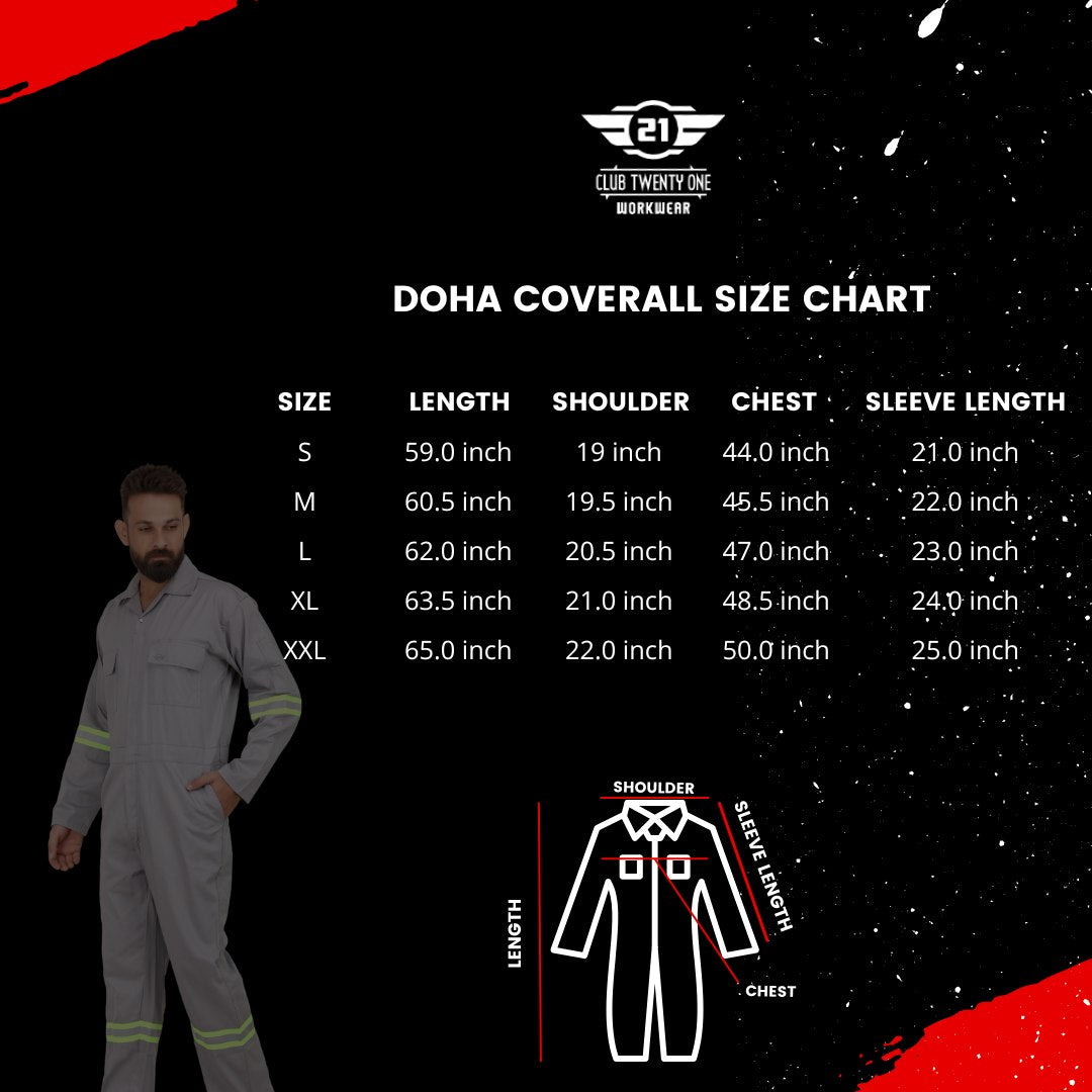 Doha Coverall - Grey